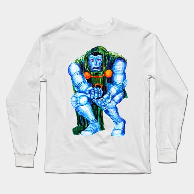 Doom Returns Long Sleeve T-Shirt by Total Bummer